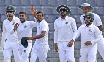 Taijul spins Tigers to 150-run win against New Zealand in 1st Test