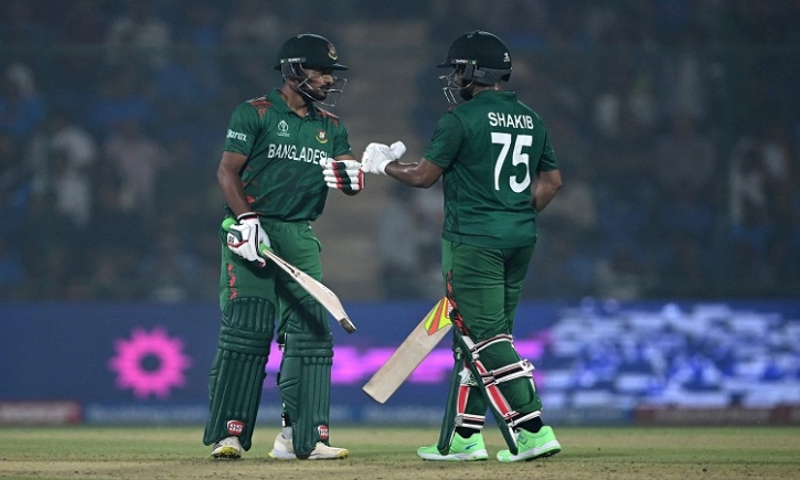 Shakib, Shanto snap Bangladesh’s losing streak in World Cup