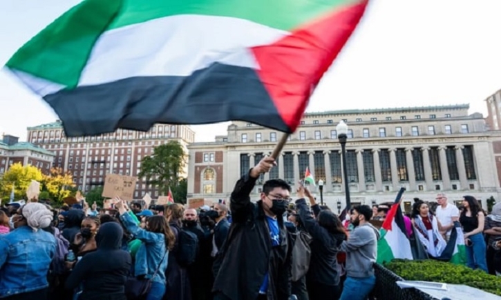 Tensions flare at US universities over Gaza protests Tensions flare at US universities over Gaza protests