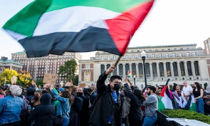 Tensions flare at US universities over Gaza protests