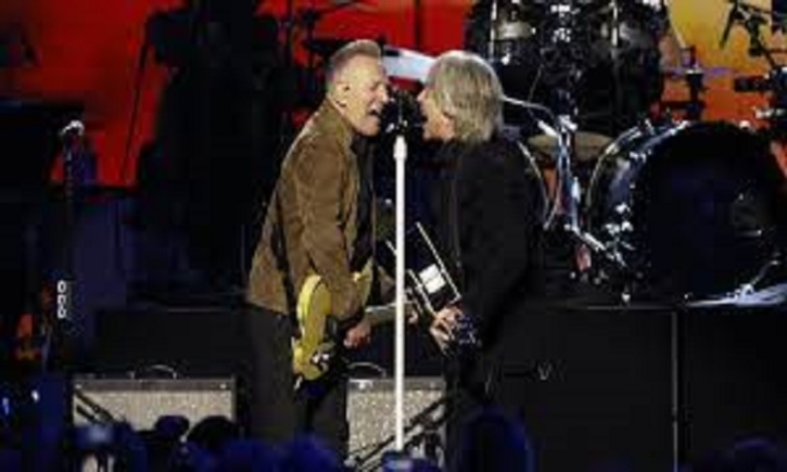 Rocker Jon Bon Jovi honored at pre-Grammy gala