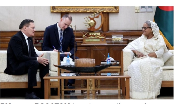 PM urges ROSATOM to set up another nuclear power plant at Rooppur PM urges ROSATOM to set up another nuclear power plant at Rooppur