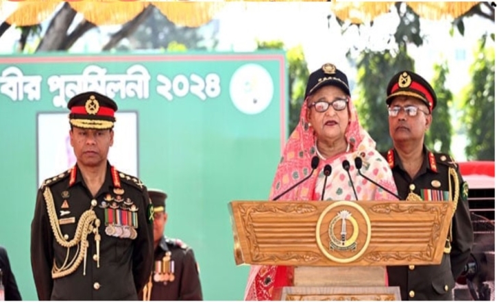 যেকোনো পরিস্থিতি মোকাবেলায় সশস্ত্র বাহিনীকে সক্ষম করে তোলা হচ্ছে : প্রধানমন্ত্রী যেকোনো পরিস্থিতি মোকাবেলায় সশস্ত্র বাহিনীকে সক্ষম করে তোলা হচ্ছে : প্রধানমন্ত্রী