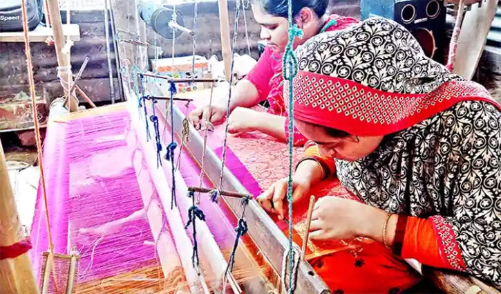 ঈদ ঘিরে ১৫০ কোটি টাকার জামদানি বিক্রির আশা ঈদ ঘিরে ১৫০ কোটি টাকার জামদানি বিক্রির আশা